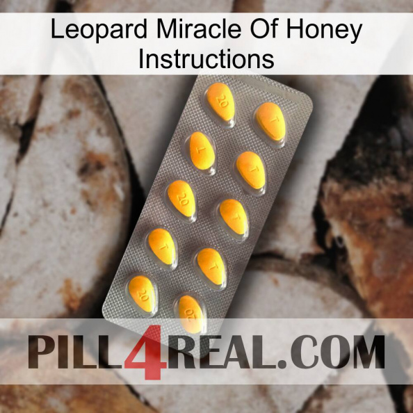 Leopard Miracle Of Honey Instructions cialis1.jpg